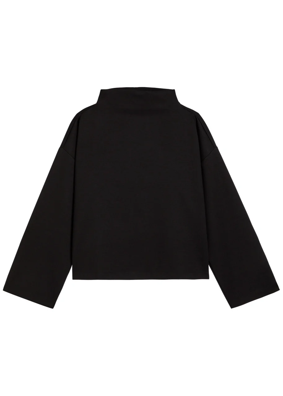 Eileen Fisher Funnel Neck Jersey top - 1