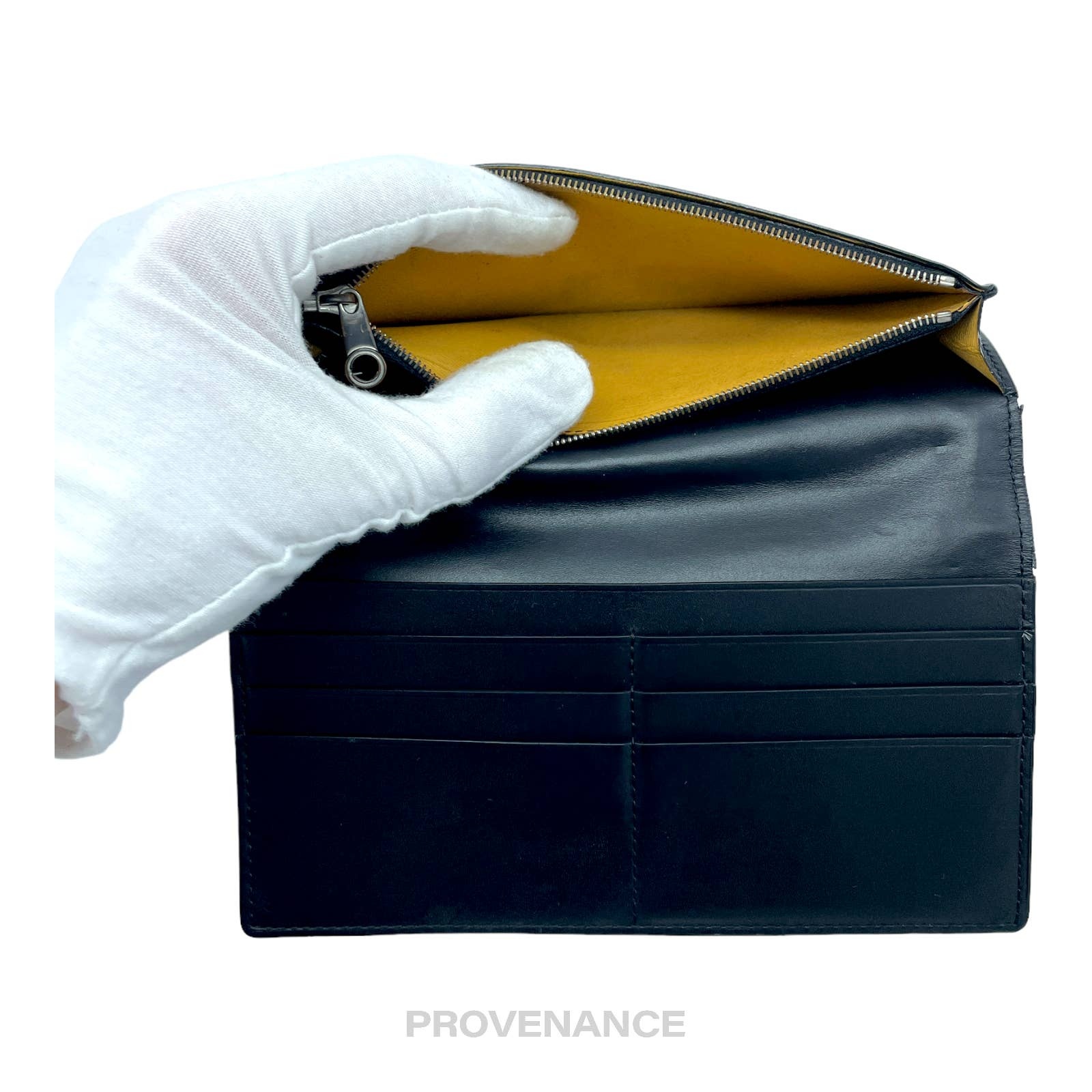 Goyard Richelieu Long Wallet - Black Goyardine - 7