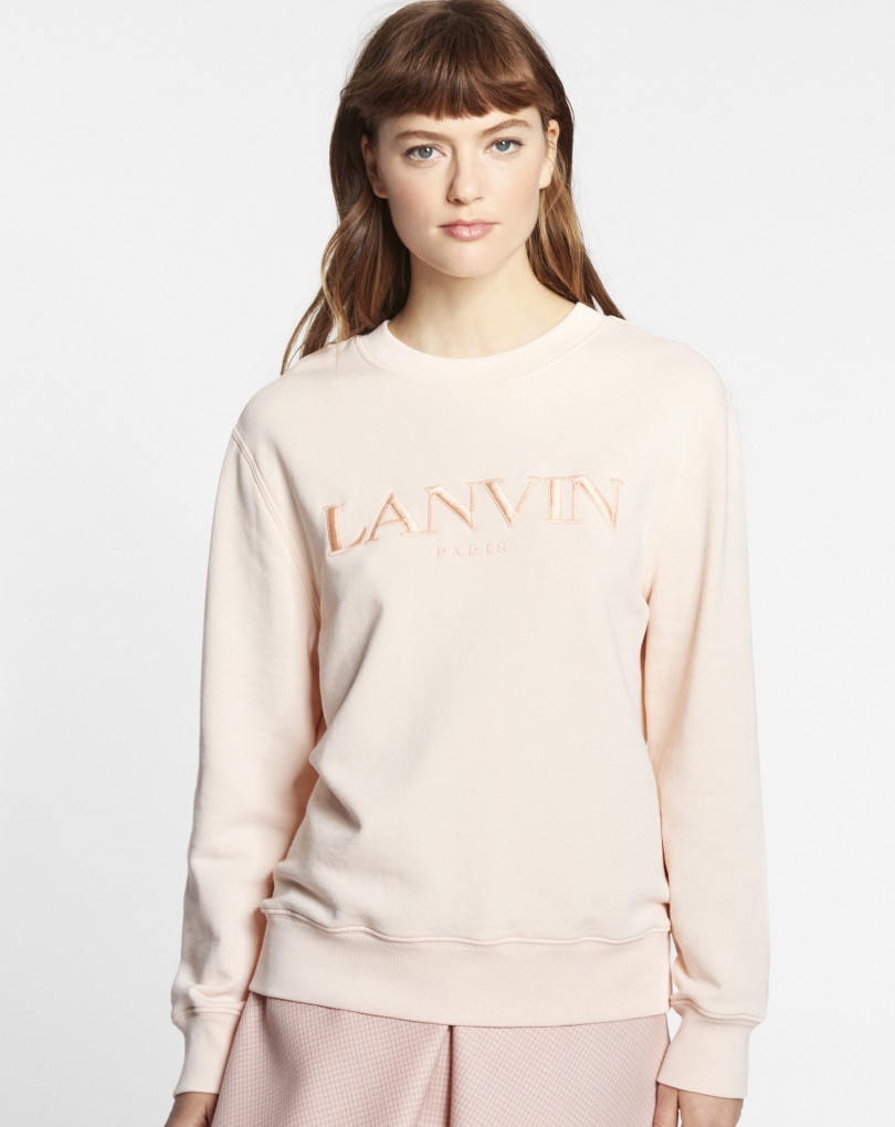LANVIN PARIS EMBROIDERED SWEATSHIRT - 5