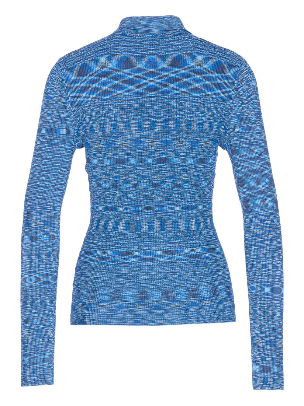 Spacedyed logo-button polo top - 2