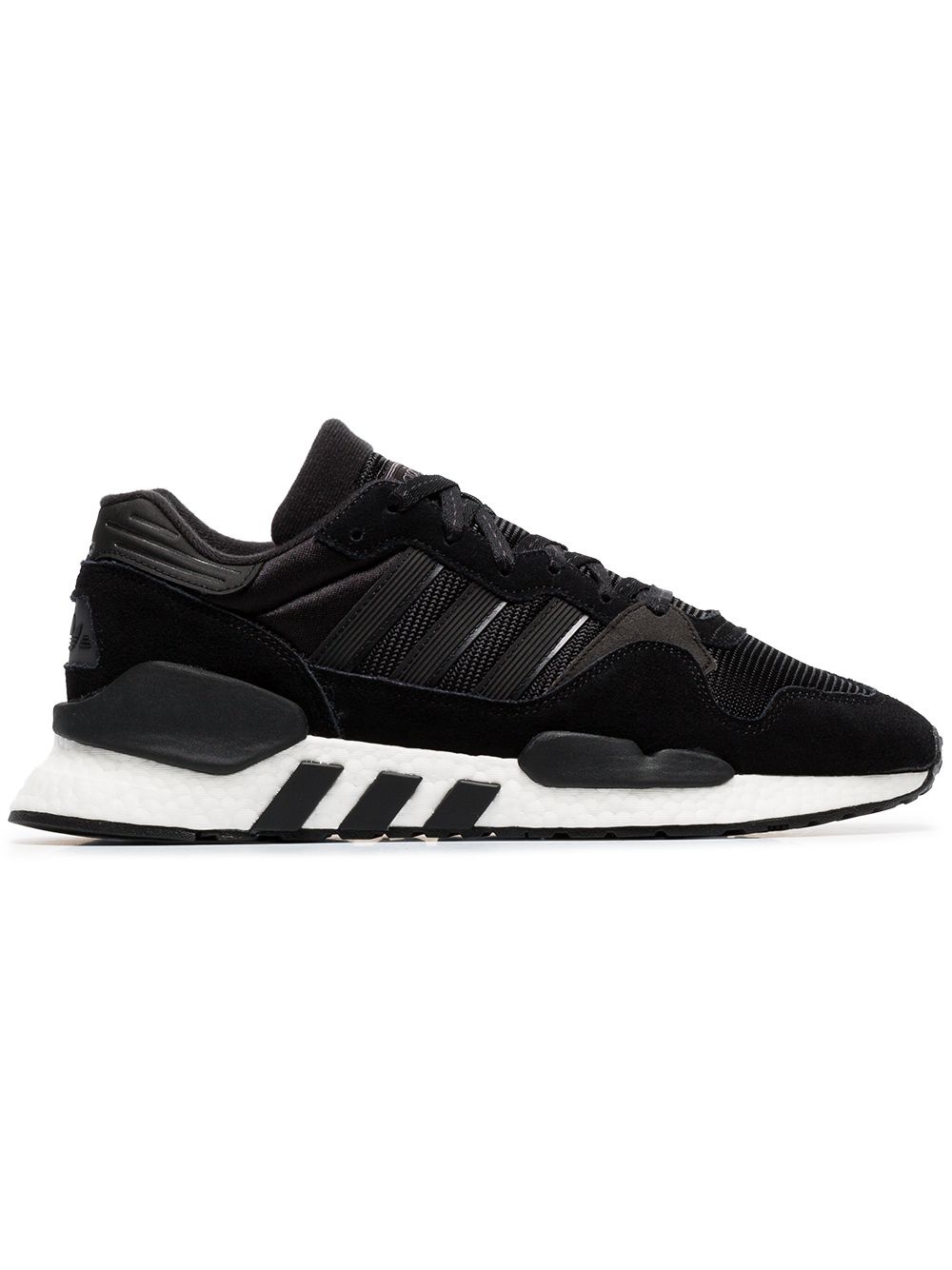 black ZX930 suede sneakers - 1