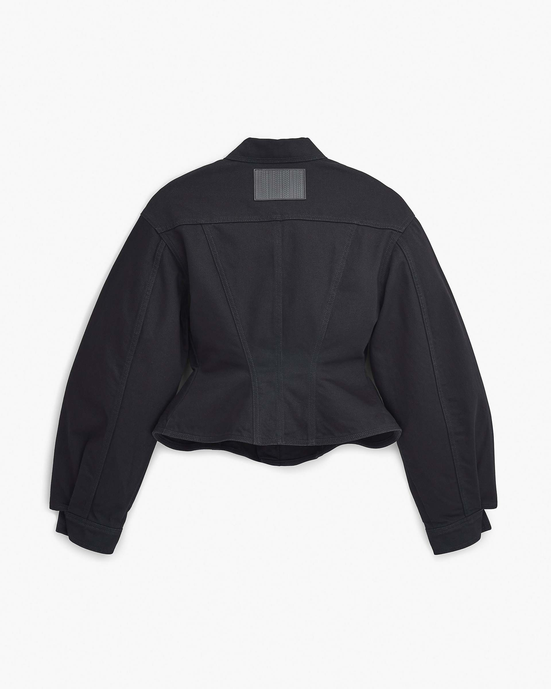 THE FLUTED DENIM JACKET - 5