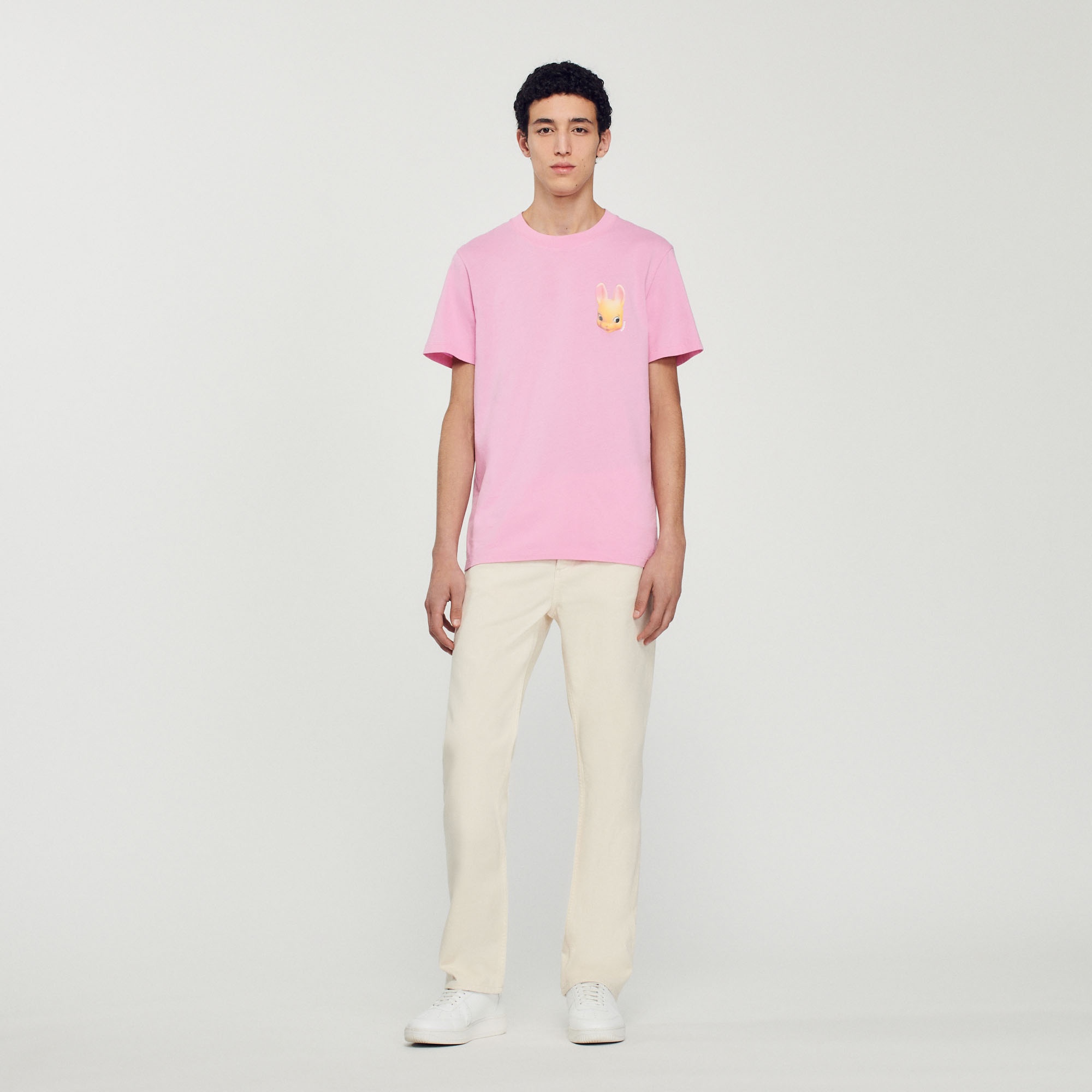 Rabbit print T-shirt - 3