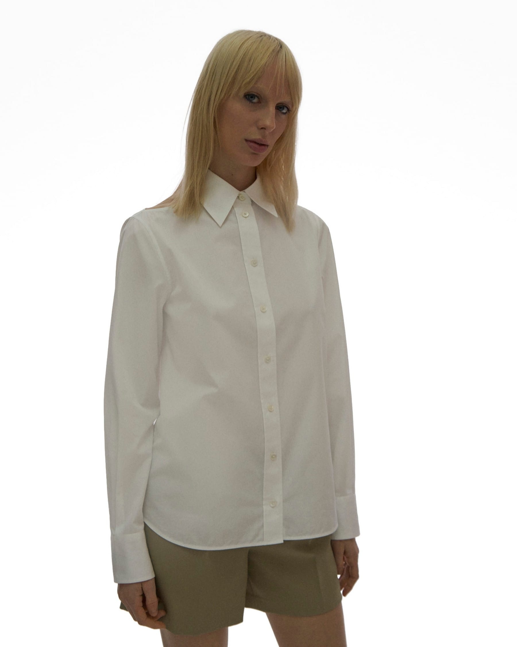 CUT-OUT POPLIN SHIRT - 5