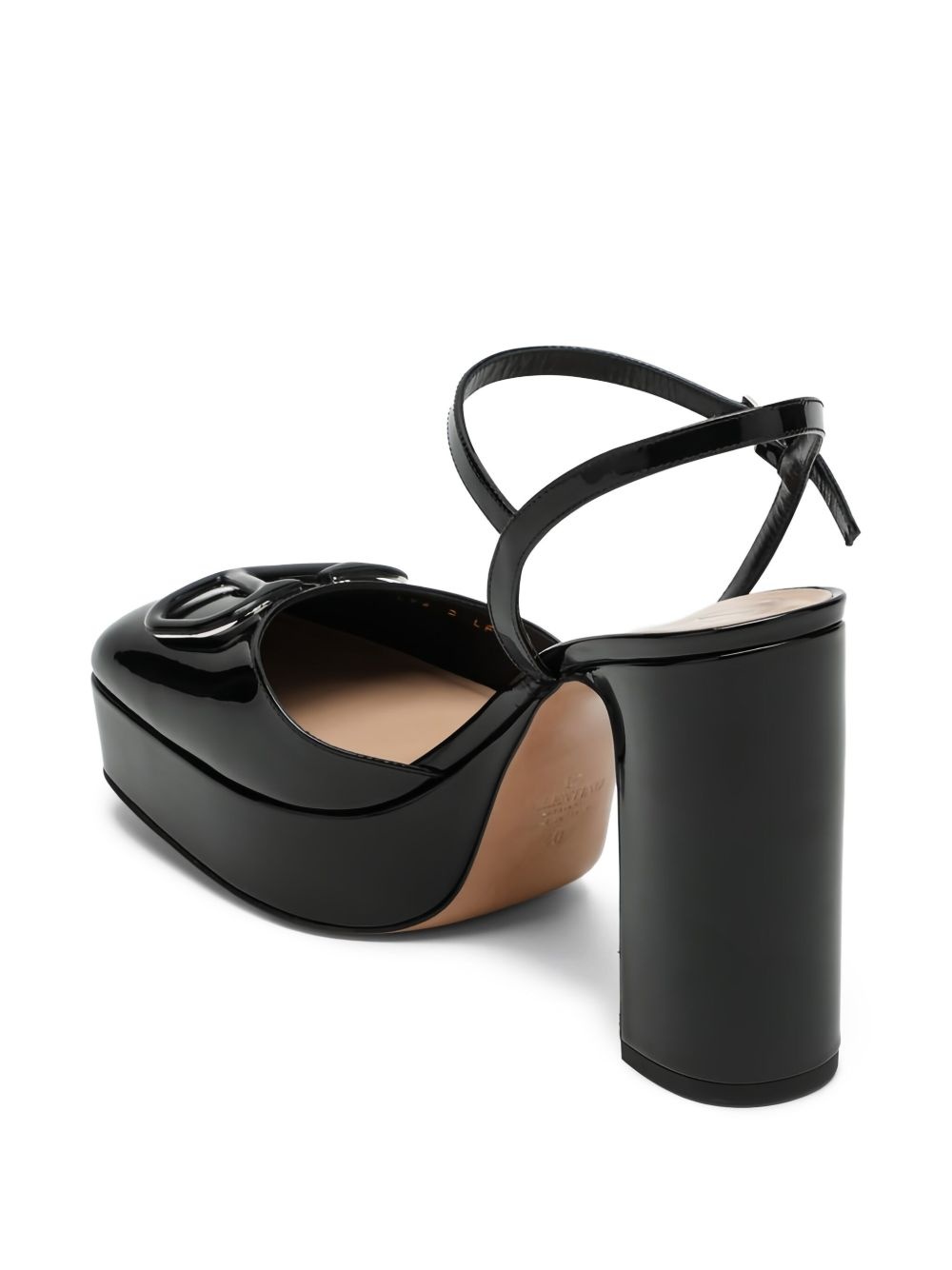 115mm leather pumps - 2