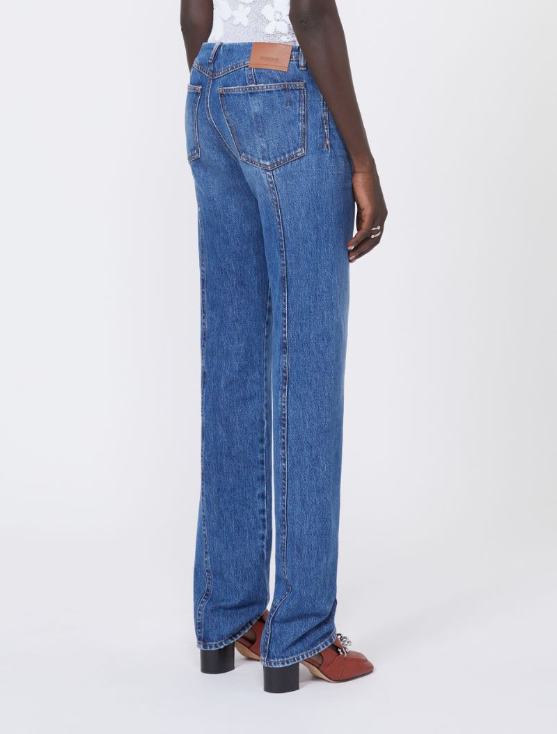Slim-fit 5-pocket trousers - midnightblue 4