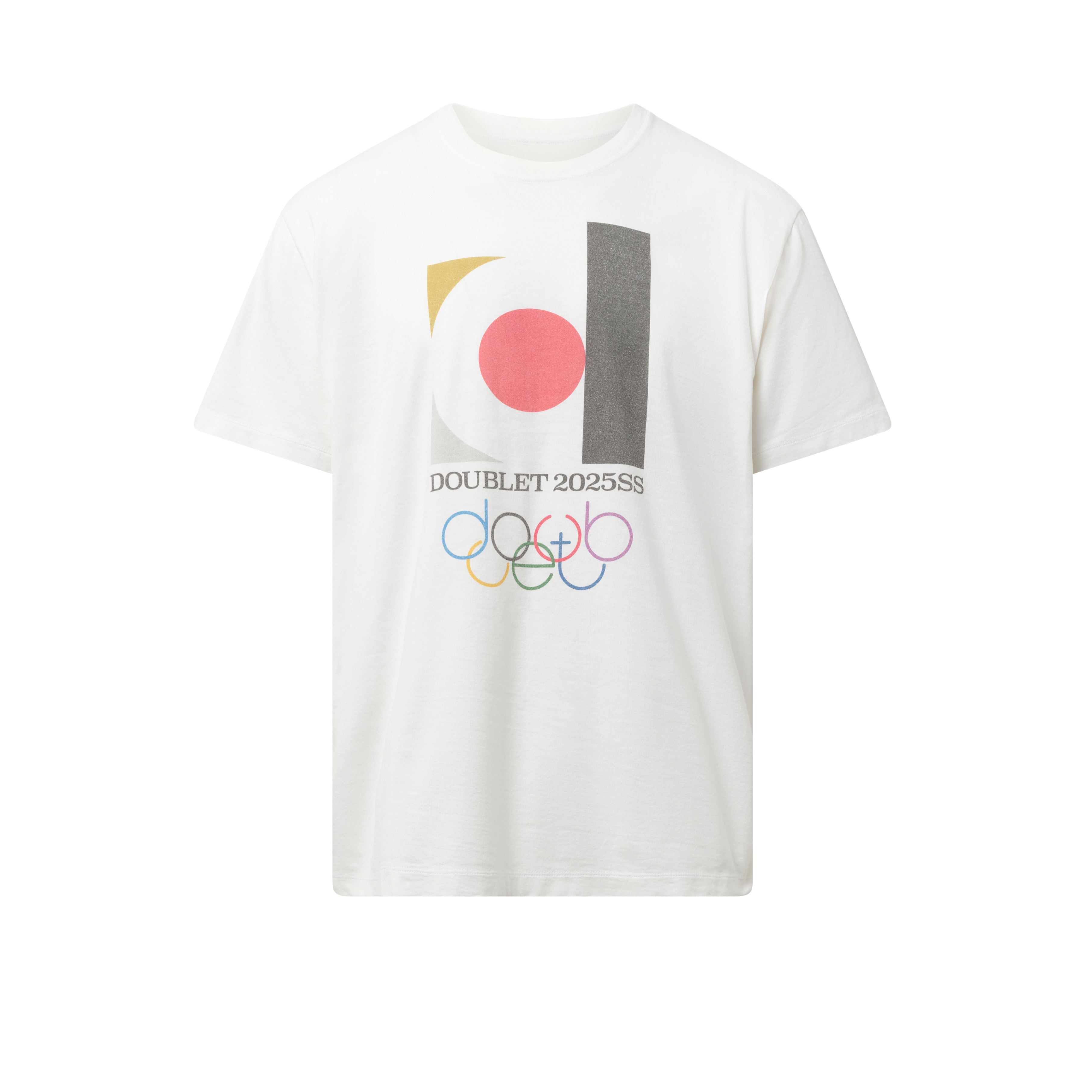 Doublet 2025SS Logo T-Shirt in White - 2