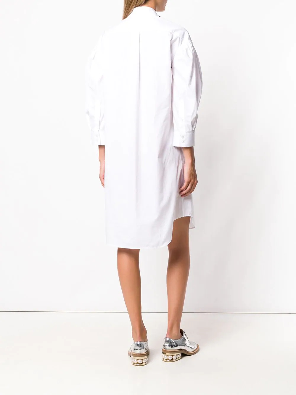 shirt midi dress - 4