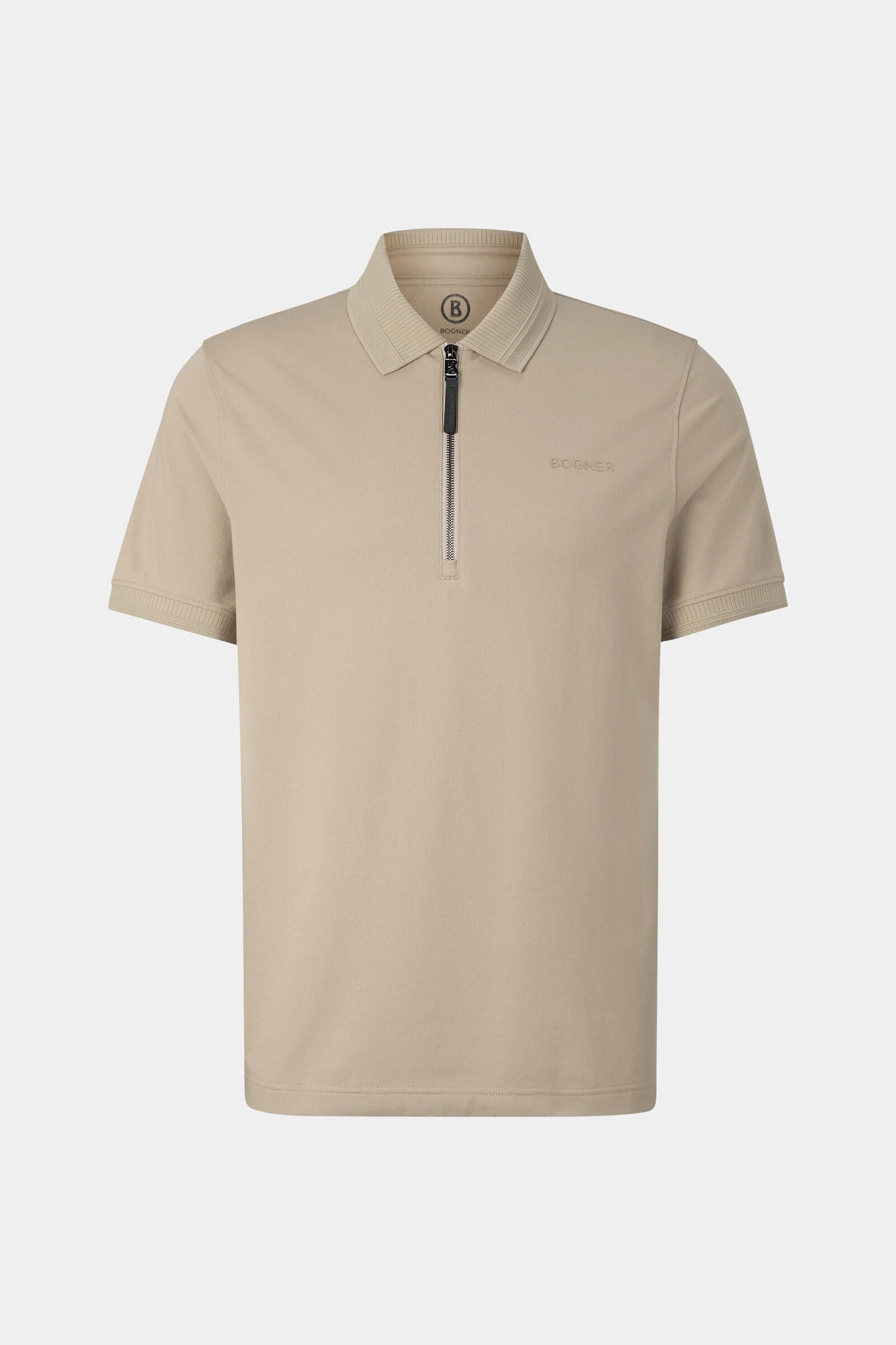 Timo piqué polo shirt in Beige - 1
