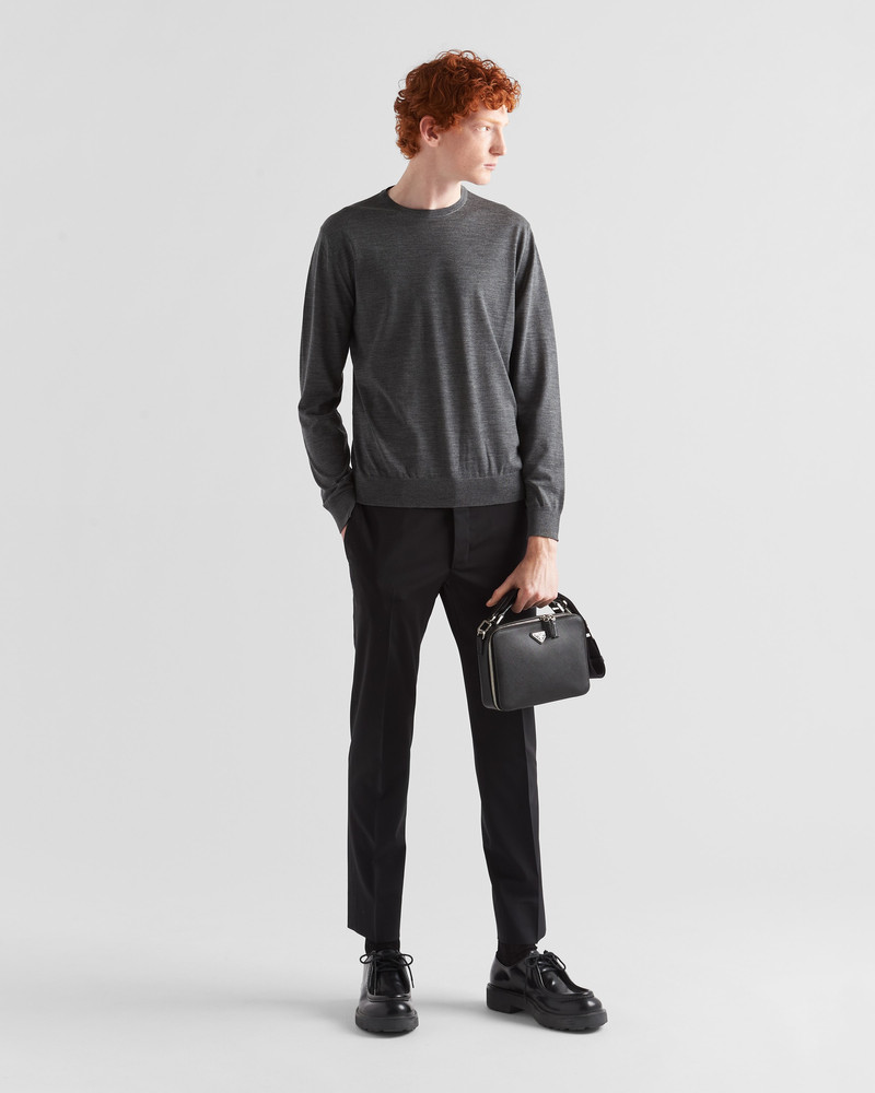 Prada Light stretch wool pants outlook