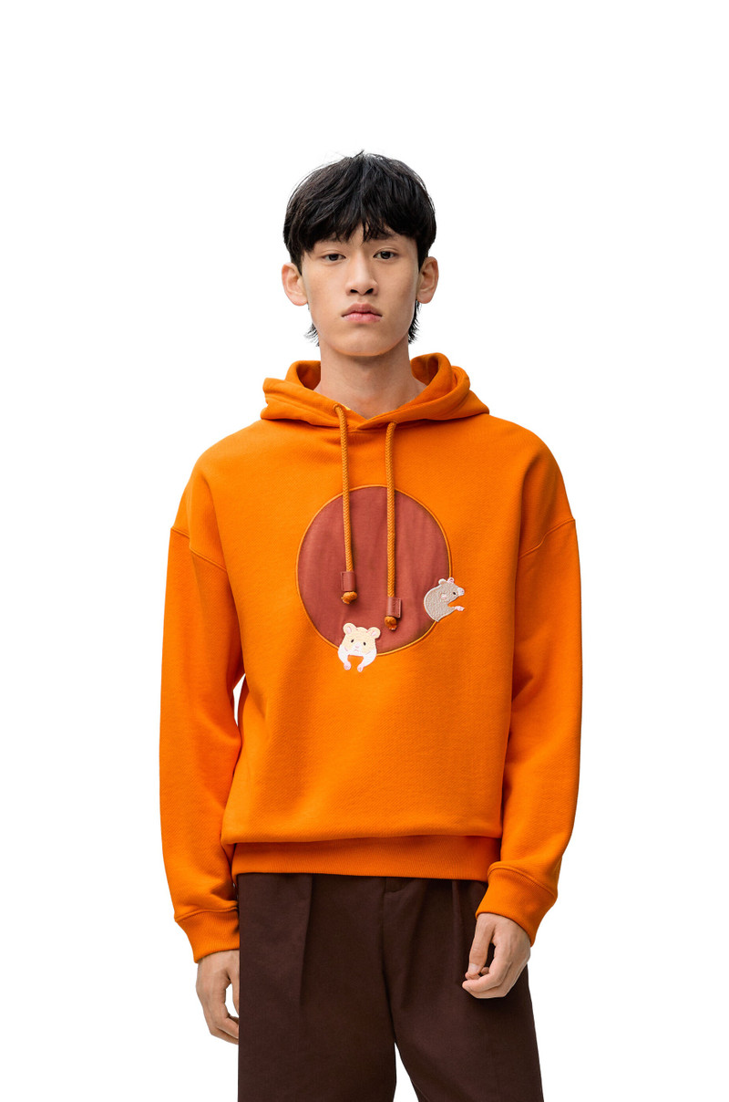 Relaxed fit hoodie in cotton 3