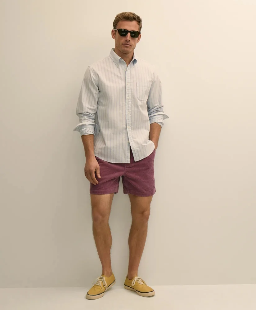 6" Friday Shorts in 8-Wale Cotton Corduroy - 1