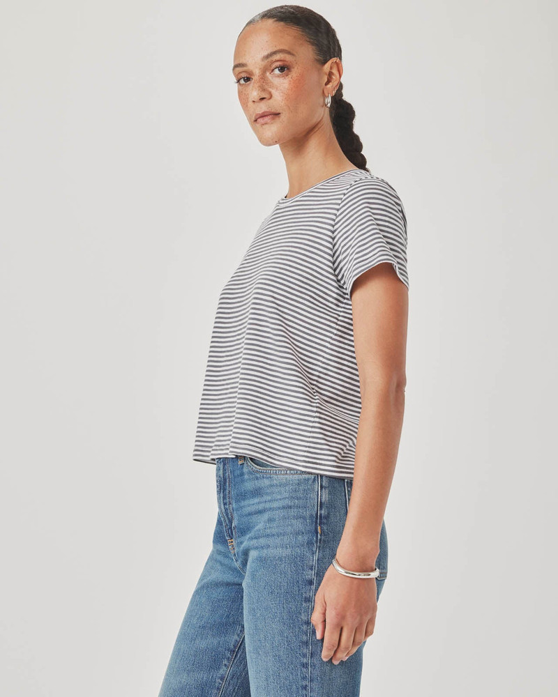 Louisa Short Sleeve Stripe Tee 4
