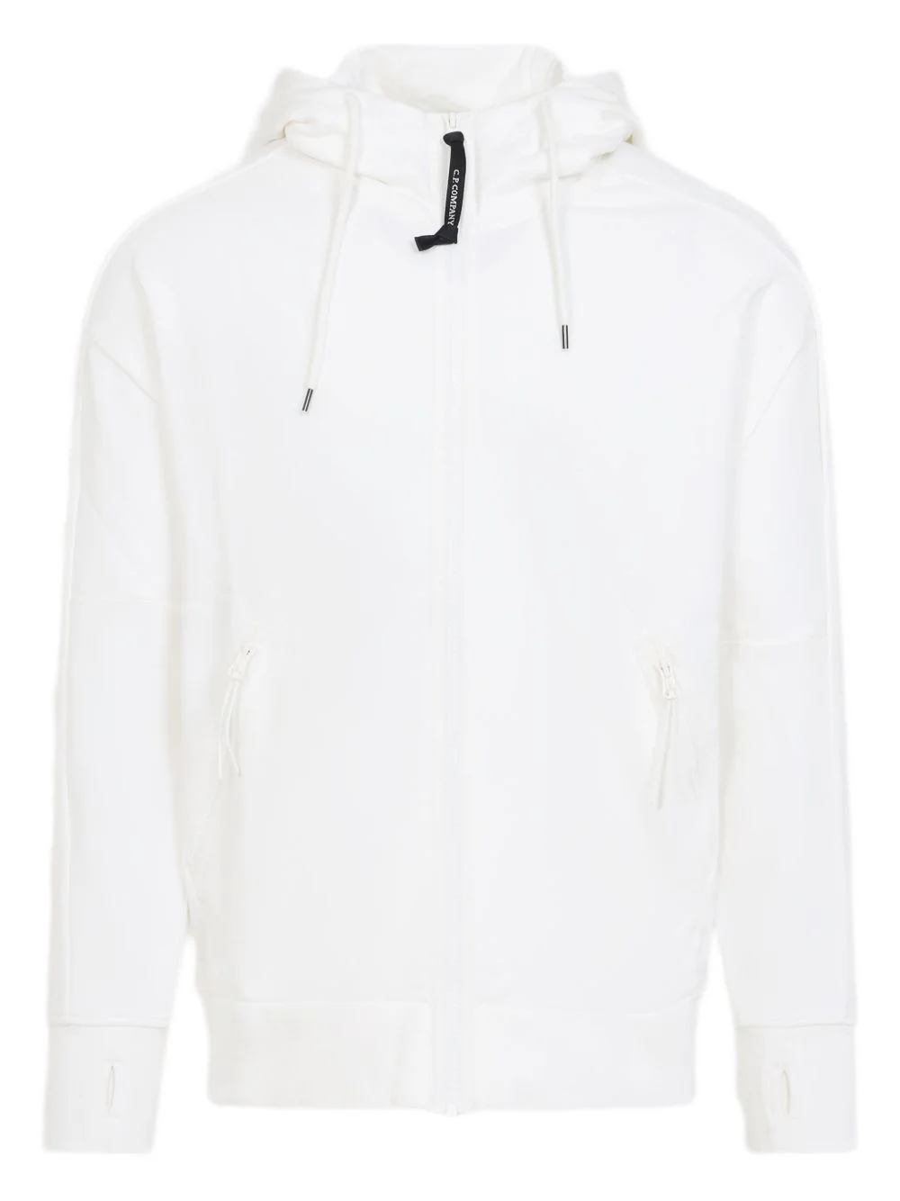 goggle-detail zip-up hoodie - 1