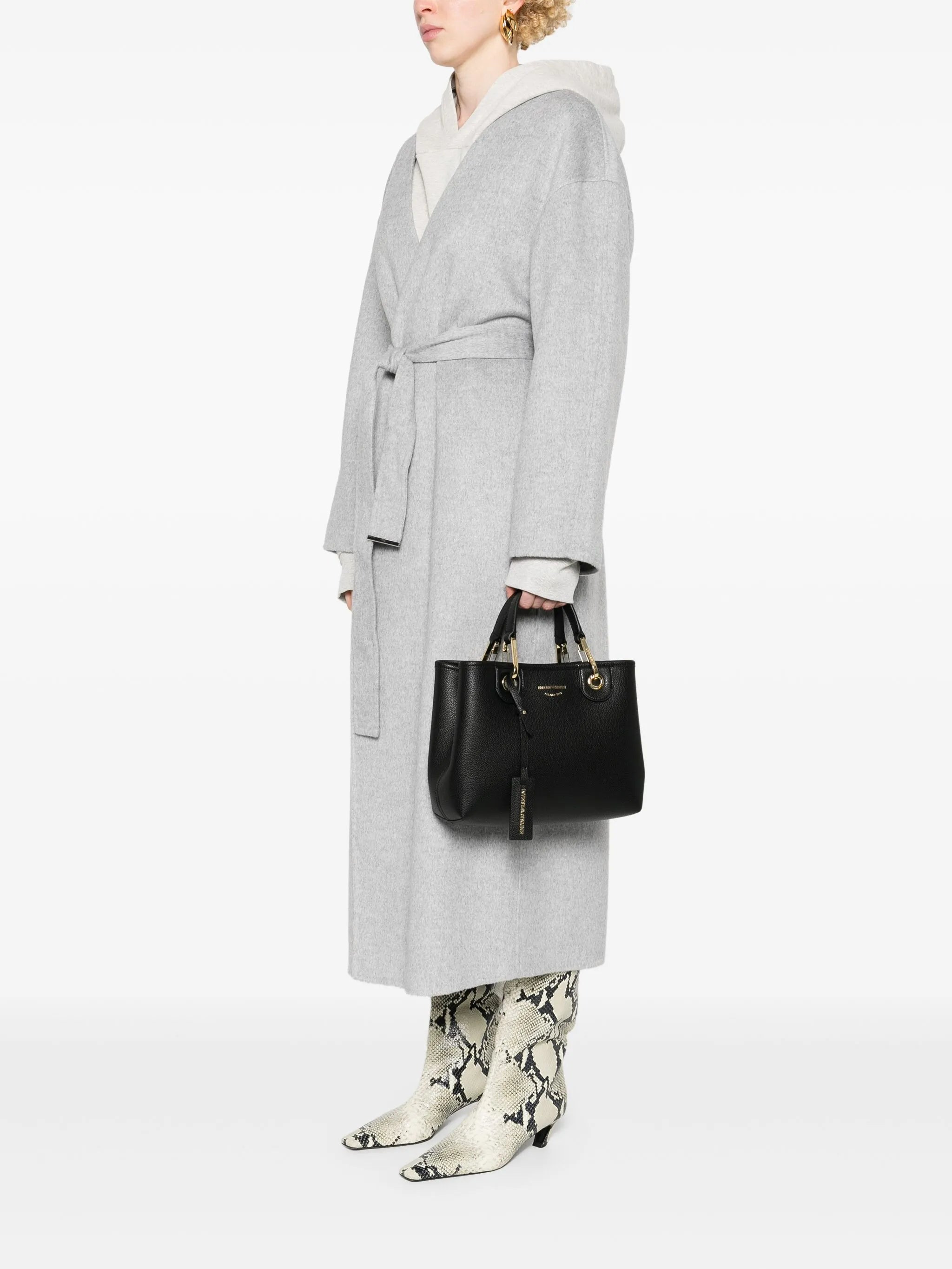 Emporio Armani Logo-debossed Tote Bag - 4