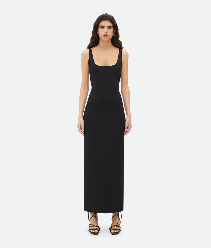 Compact Viscose Long Dress 1
