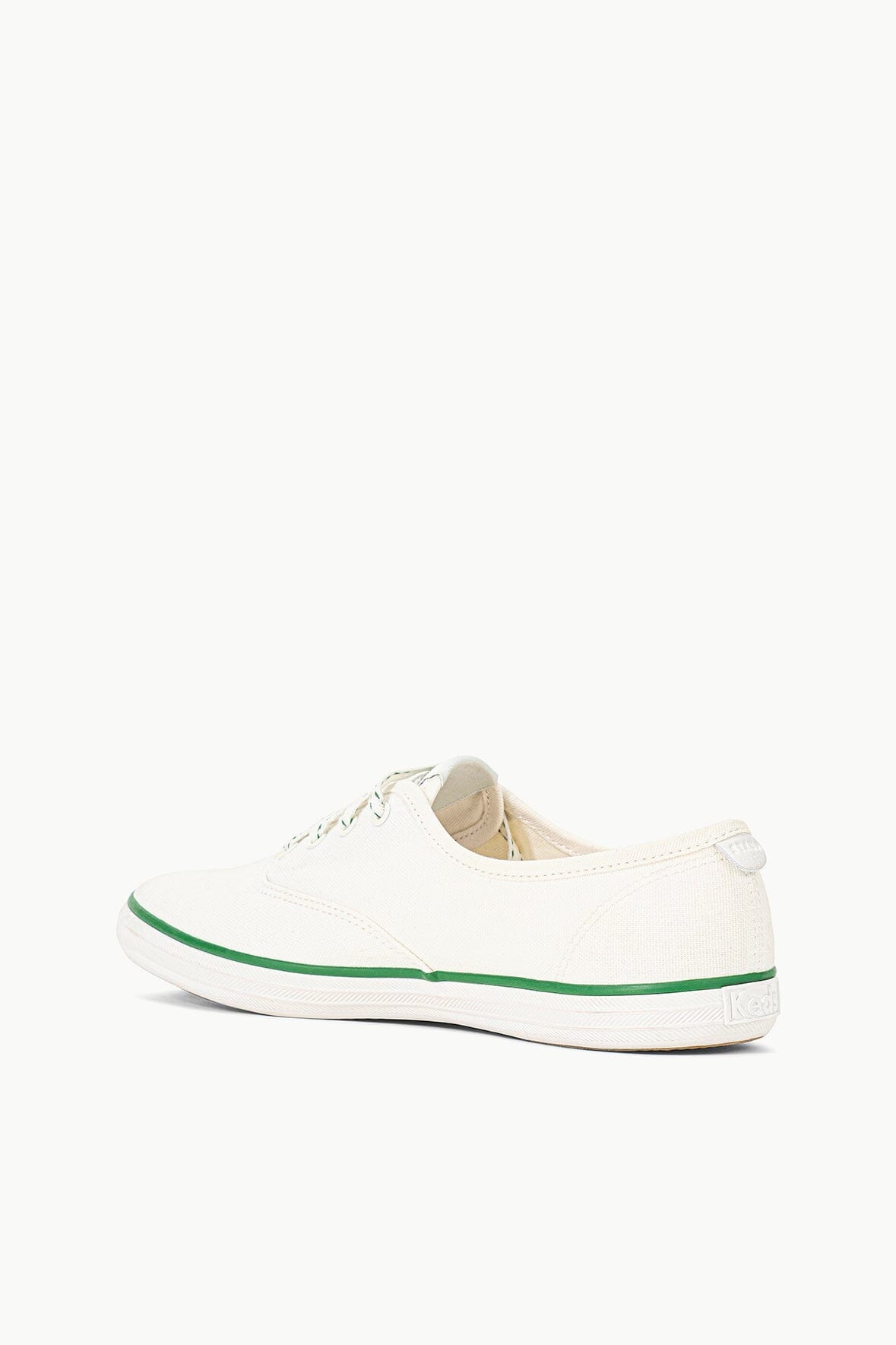 STAUD STAUD KEDS CHAMPION CANVAS WHITE GREEN - 5