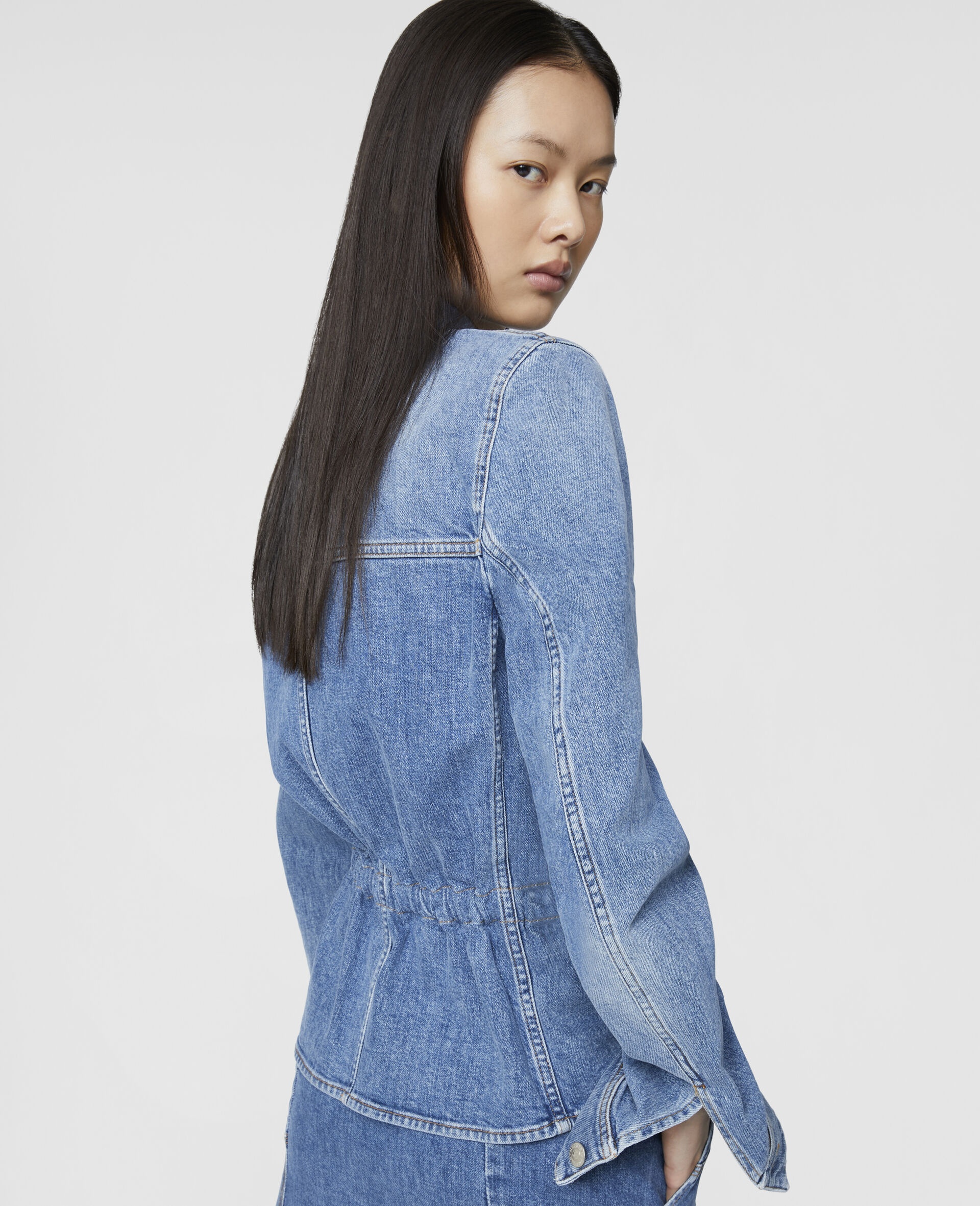 Waisted Denim Jacket - 3