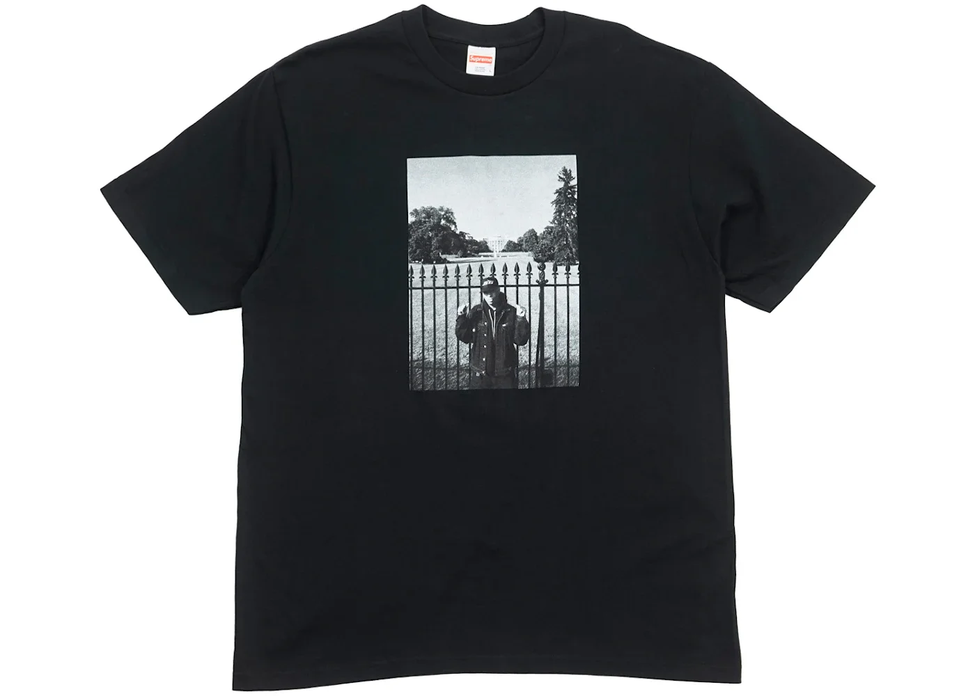 Supreme UNDERCOVER/Public Enemy White House Tee Black - 1
