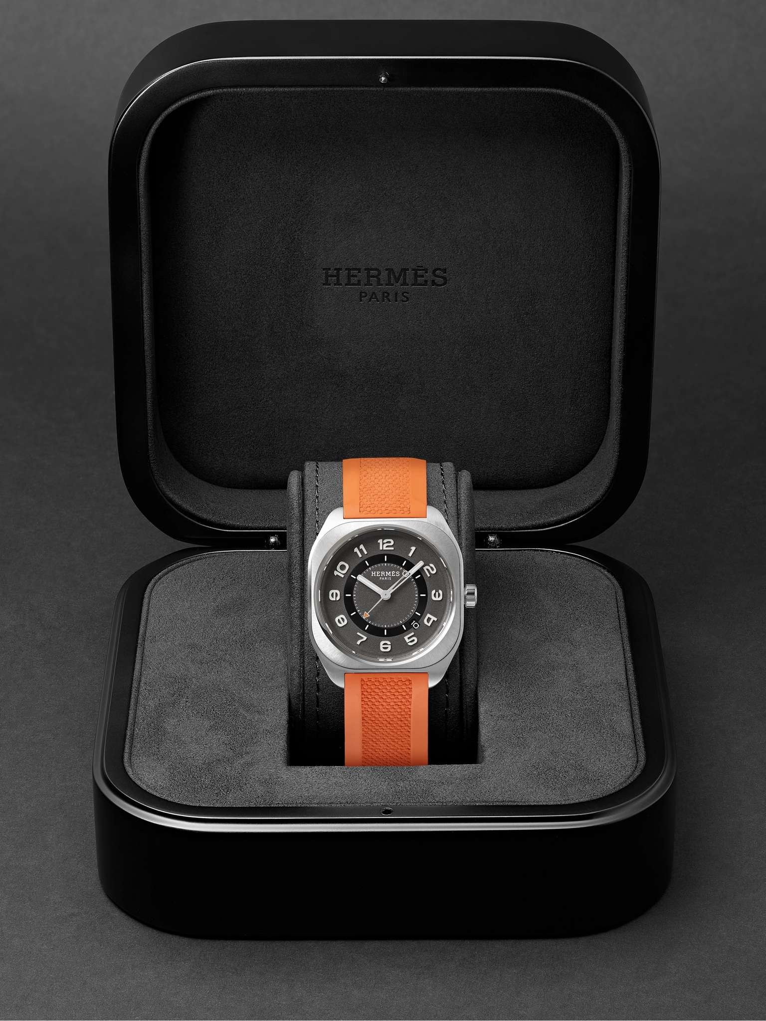 H08 Automatic 39mm Titanium and Rubber Watch, Ref. No. 049628WW00 - 9