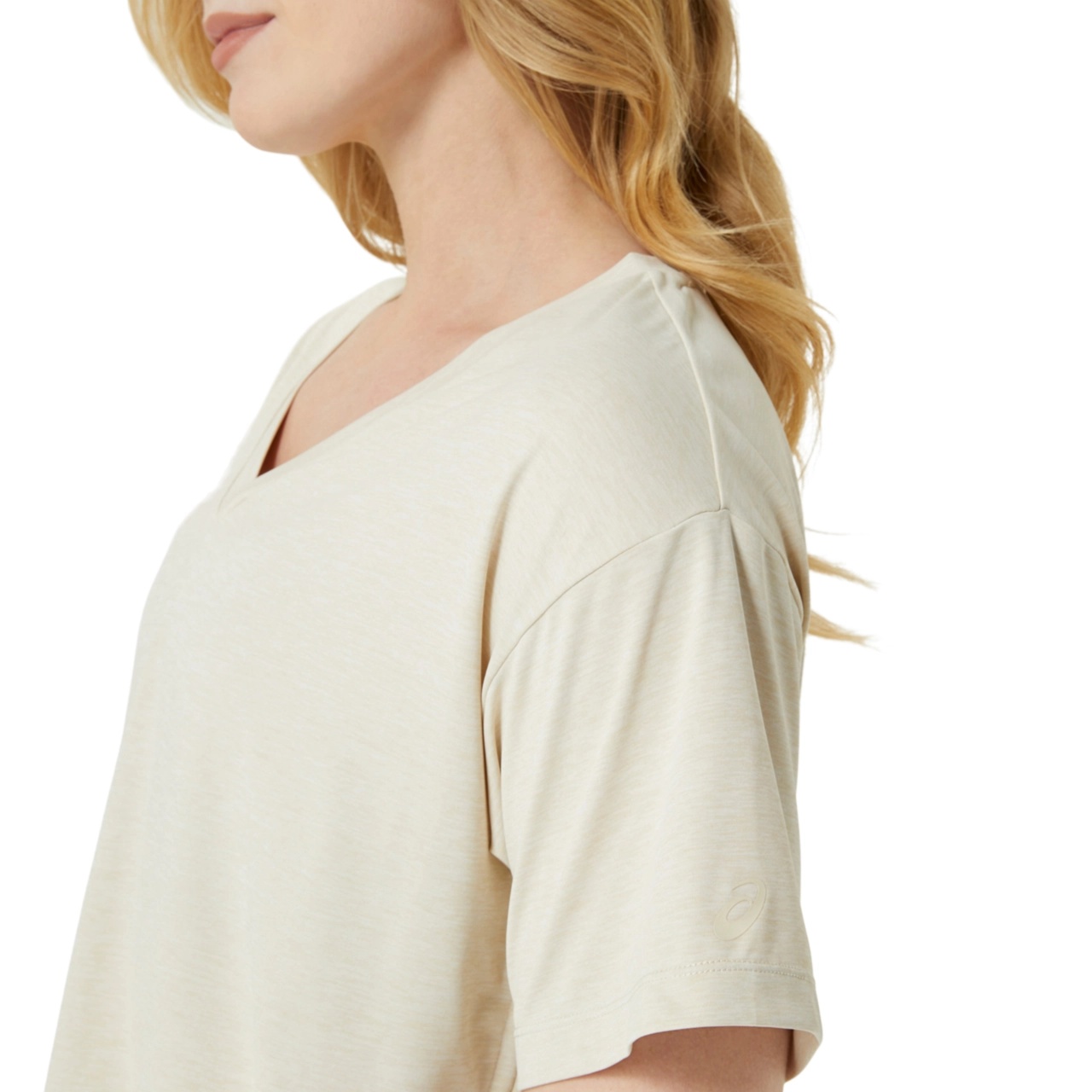 NAGINO FLEX HEATHER SHORT SLEEVE TOP - 4
