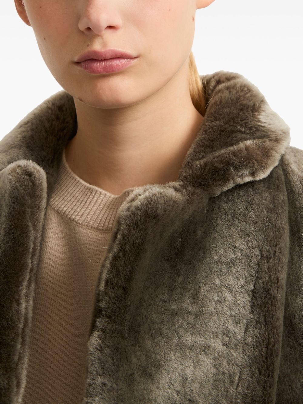 shearling coat - 6