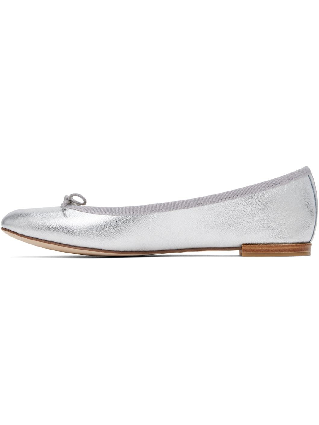 Silver Cendrillon Ballerina Flats - 3