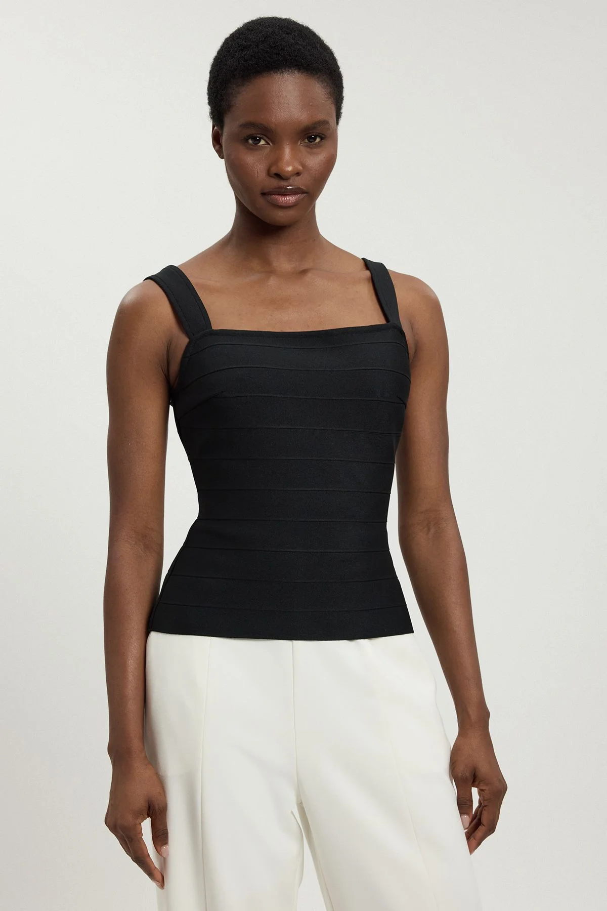 Figure Form Bandage Strappy Top - 1