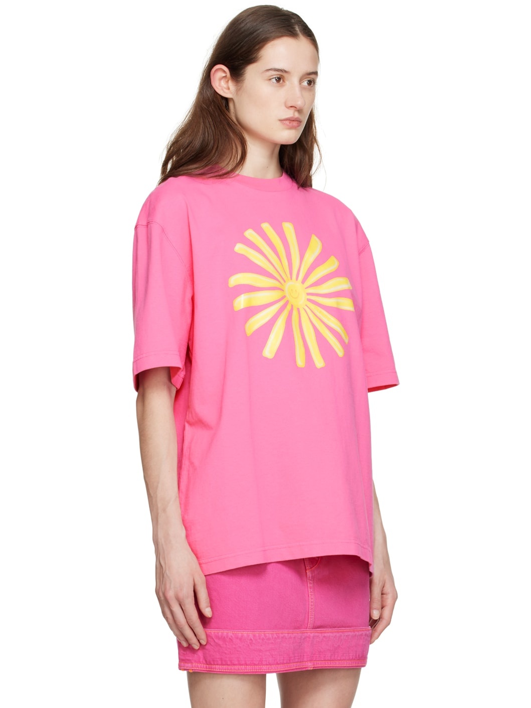 Pink 'Le T-Shirt Soleil' T-Shirt - 2