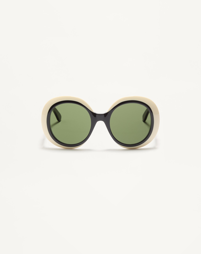 DRAMATIC ROUND 1960S ACETATE EYEWEAR 1
