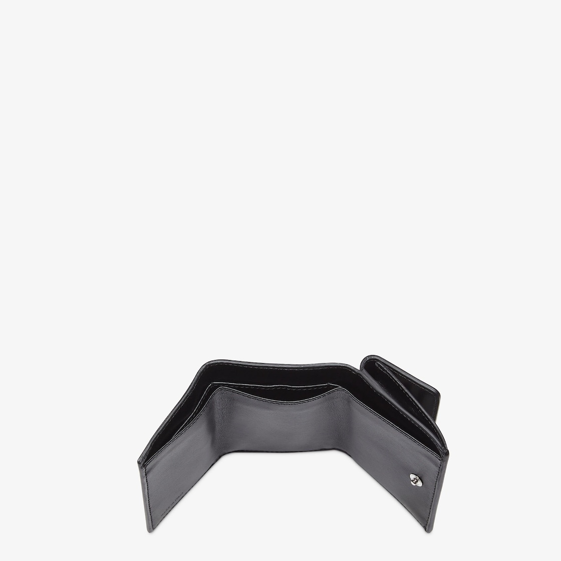 Compact design Fendi Roma tri-fold wallet with a roomy internal bill compartment and three concealed 4
