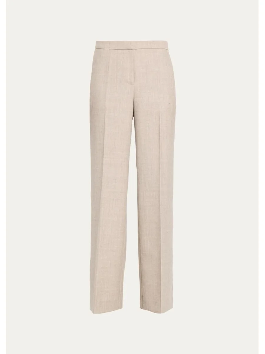 Beck Wool Brushed Twill Pants - 1