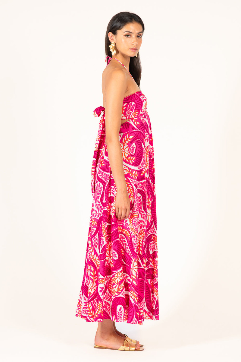 Long Dress Carla - Pink Holy Snake 6