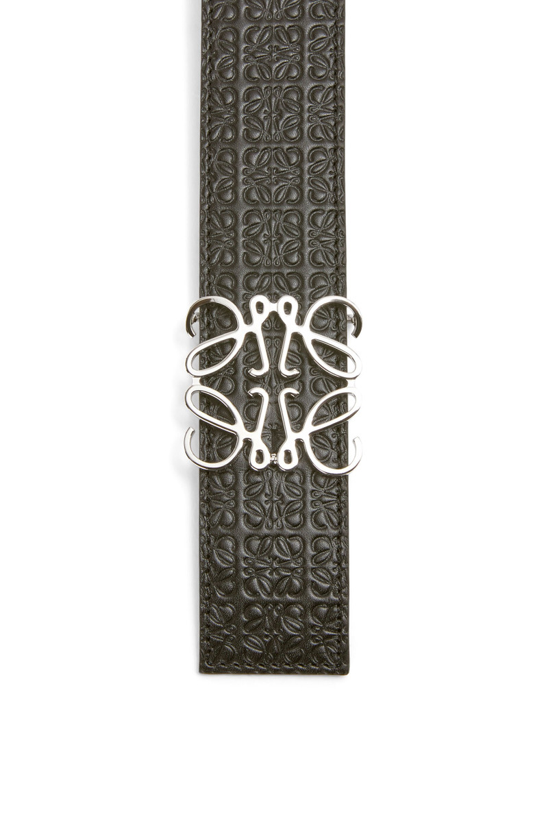 Loewe Anagram belt in embossed silk calfskin and smooth calfskin outlook