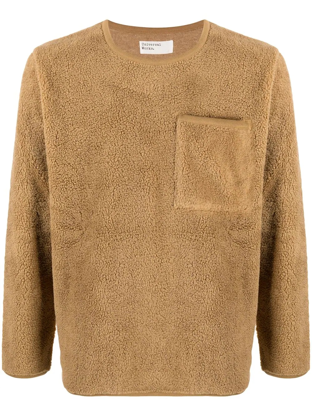 Lancaster faux shearling sweatshirt - 1