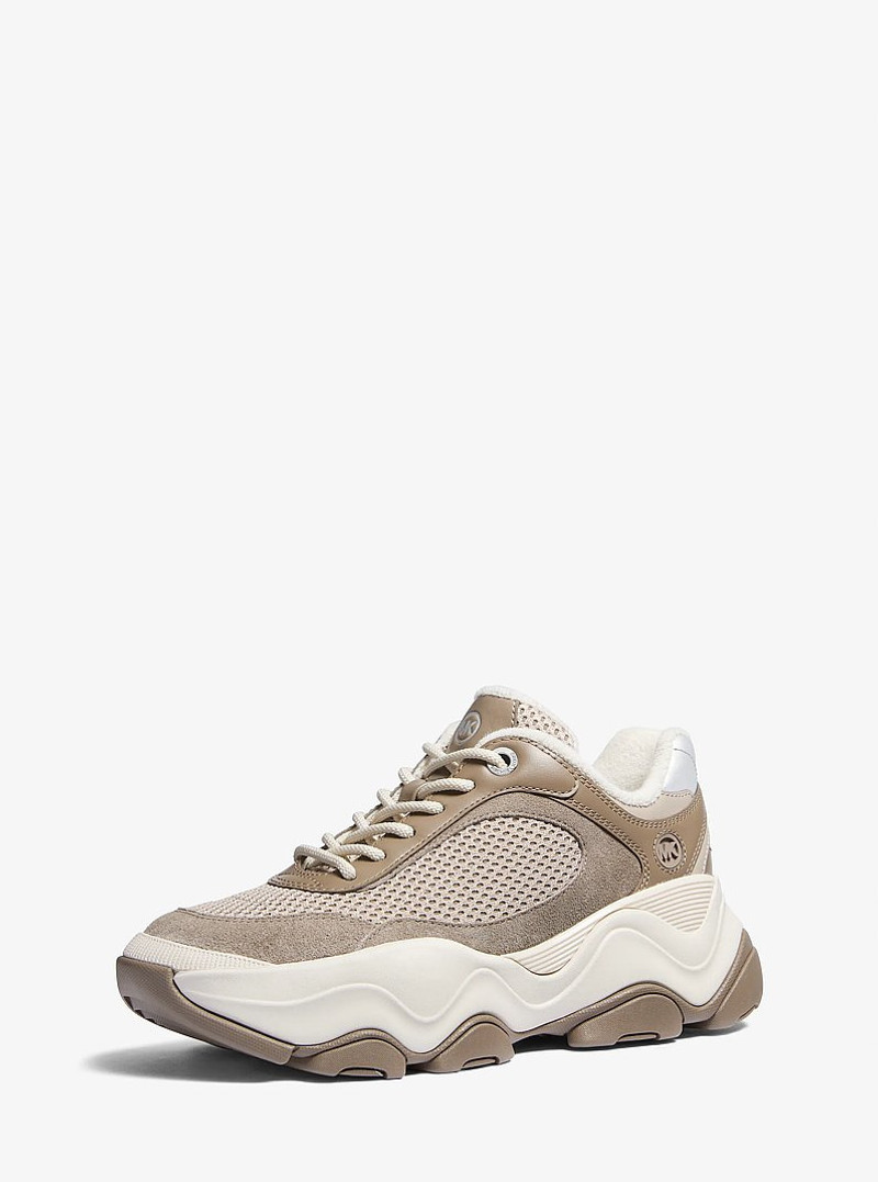 Atlas Mesh and Suede Trainer 4