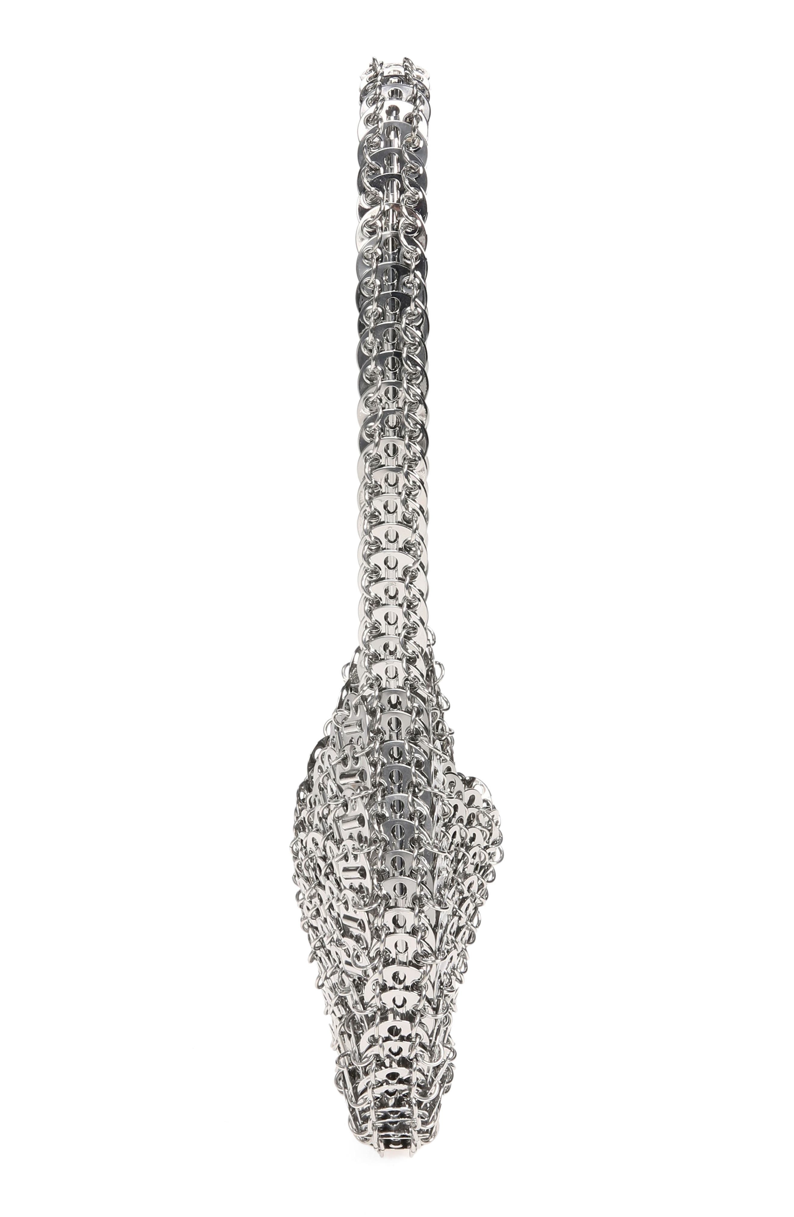 Rabanne 1969 Moon Shoulder Bag in Silver P040 at Nordstrom - 5