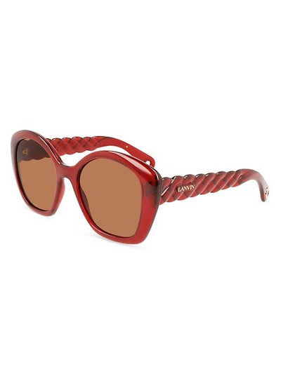 Lanvin Babe 54MM Butterfly Sunglasses outlook