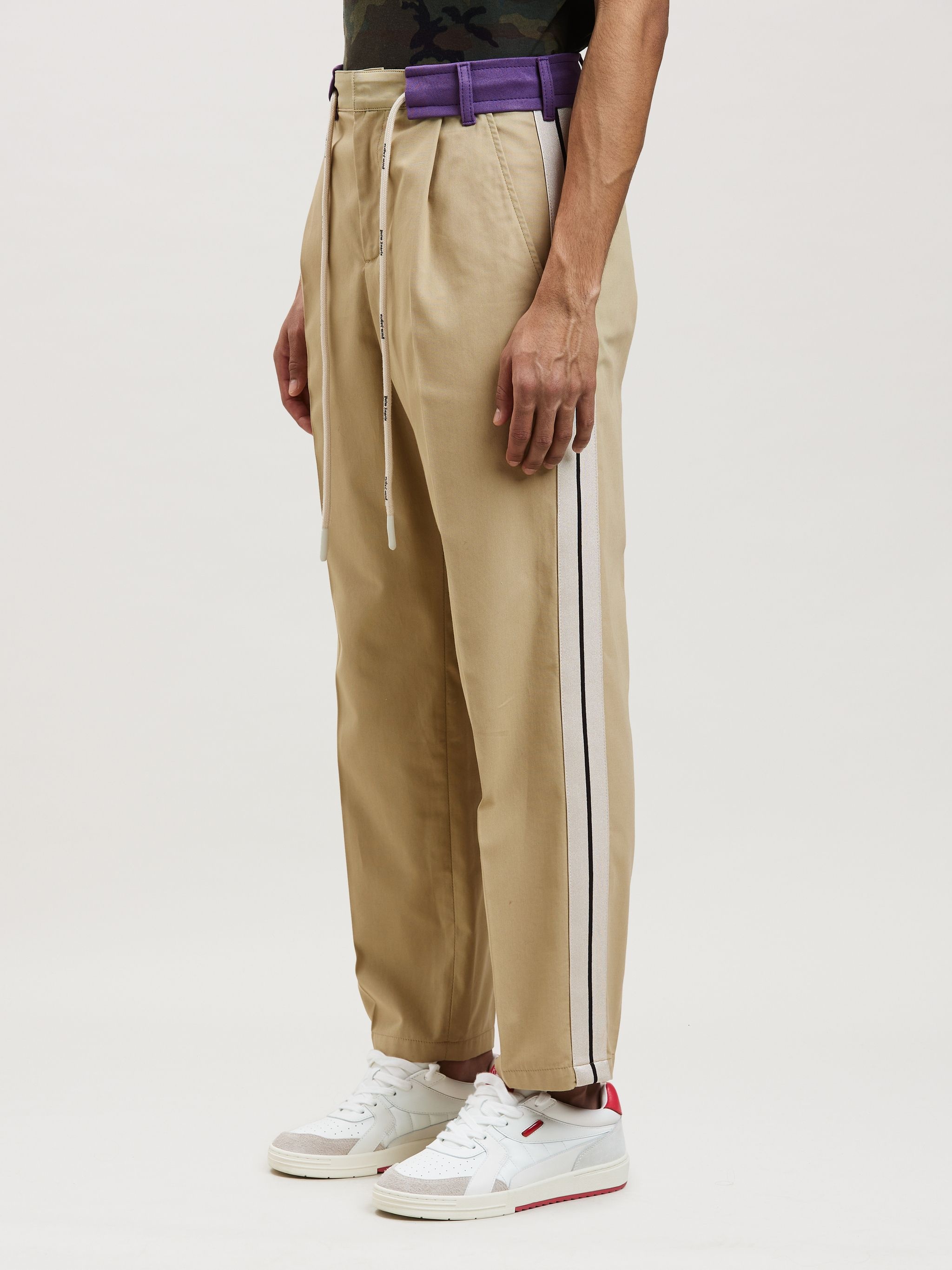 TRACK BELT PANTS - 4