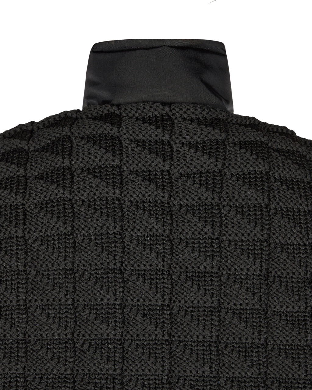 KNIT PANEL NYLON VEST - 7