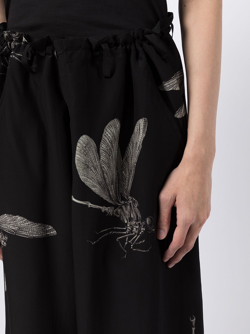 floral-print cropped trousers - 5