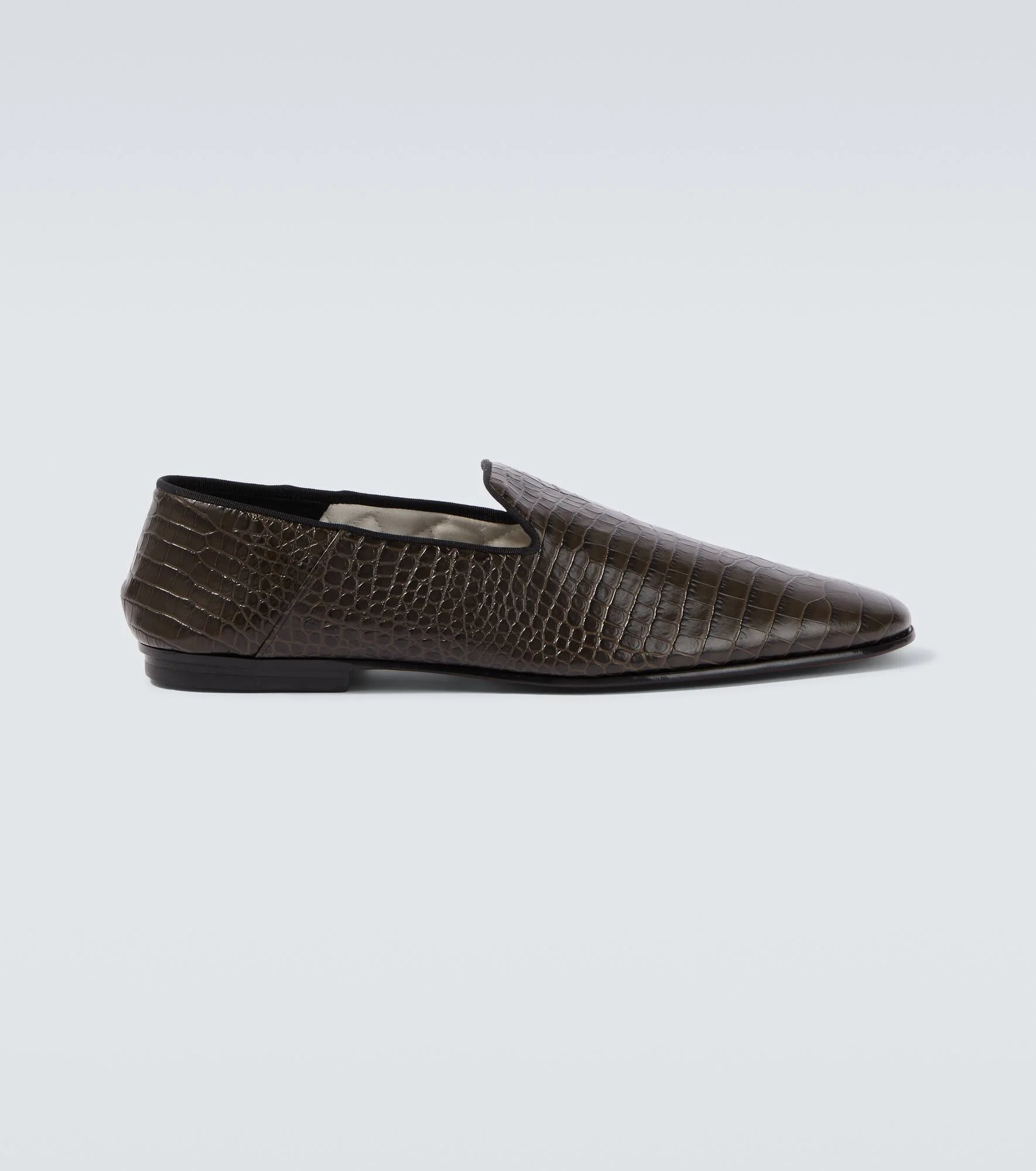 Steven croc-effect leather loafers - 1