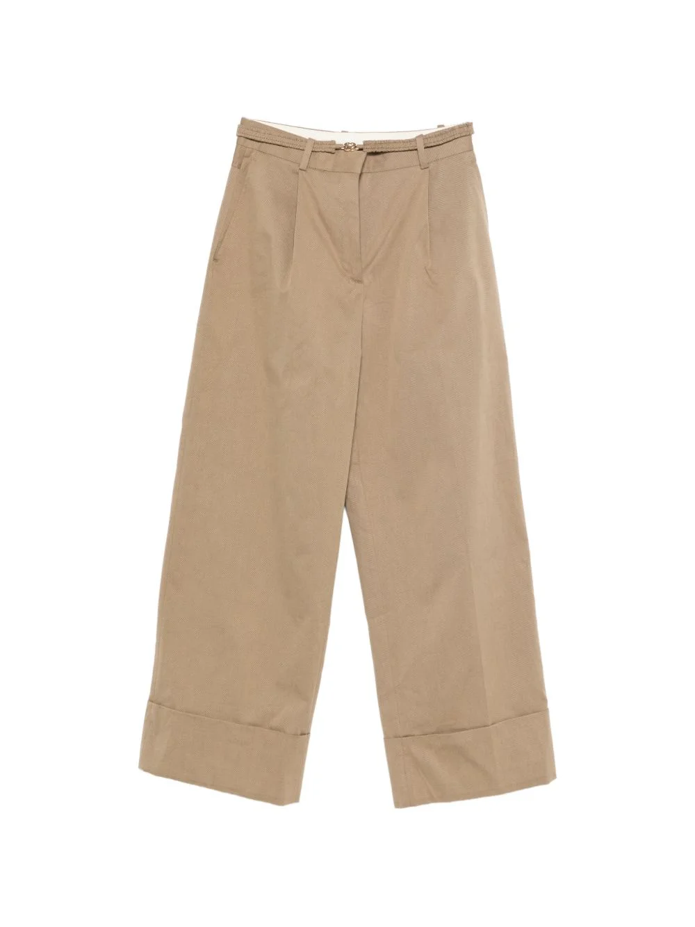 belt-fastening trousers - 1