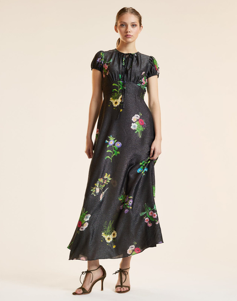 CYNTHIA ROWLEY Moonlight Shimmer Midi Dress outlook