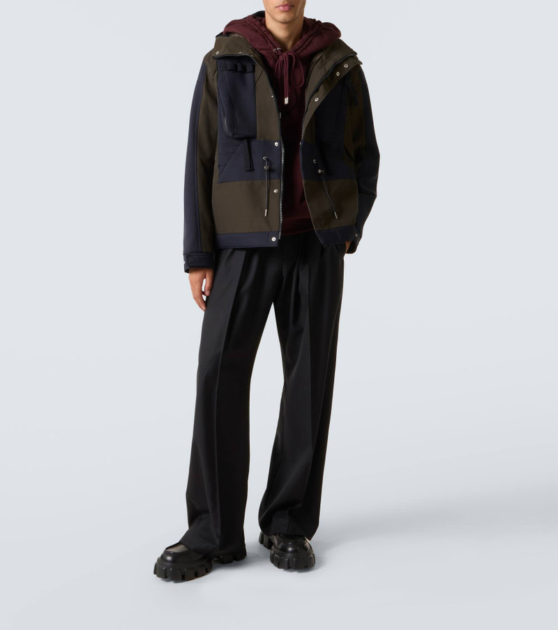 sacai Colorblocked technical jacket outlook