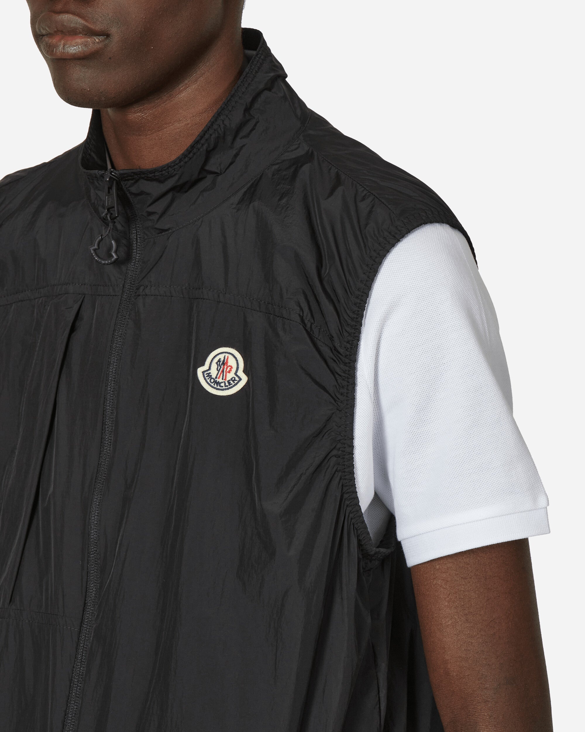 MONCLER ナイロン ベスト アラシ 1A001-22-5396L ARASHI-999 Moncler Arashi Vest Black | slamjam | REVERSIBLE