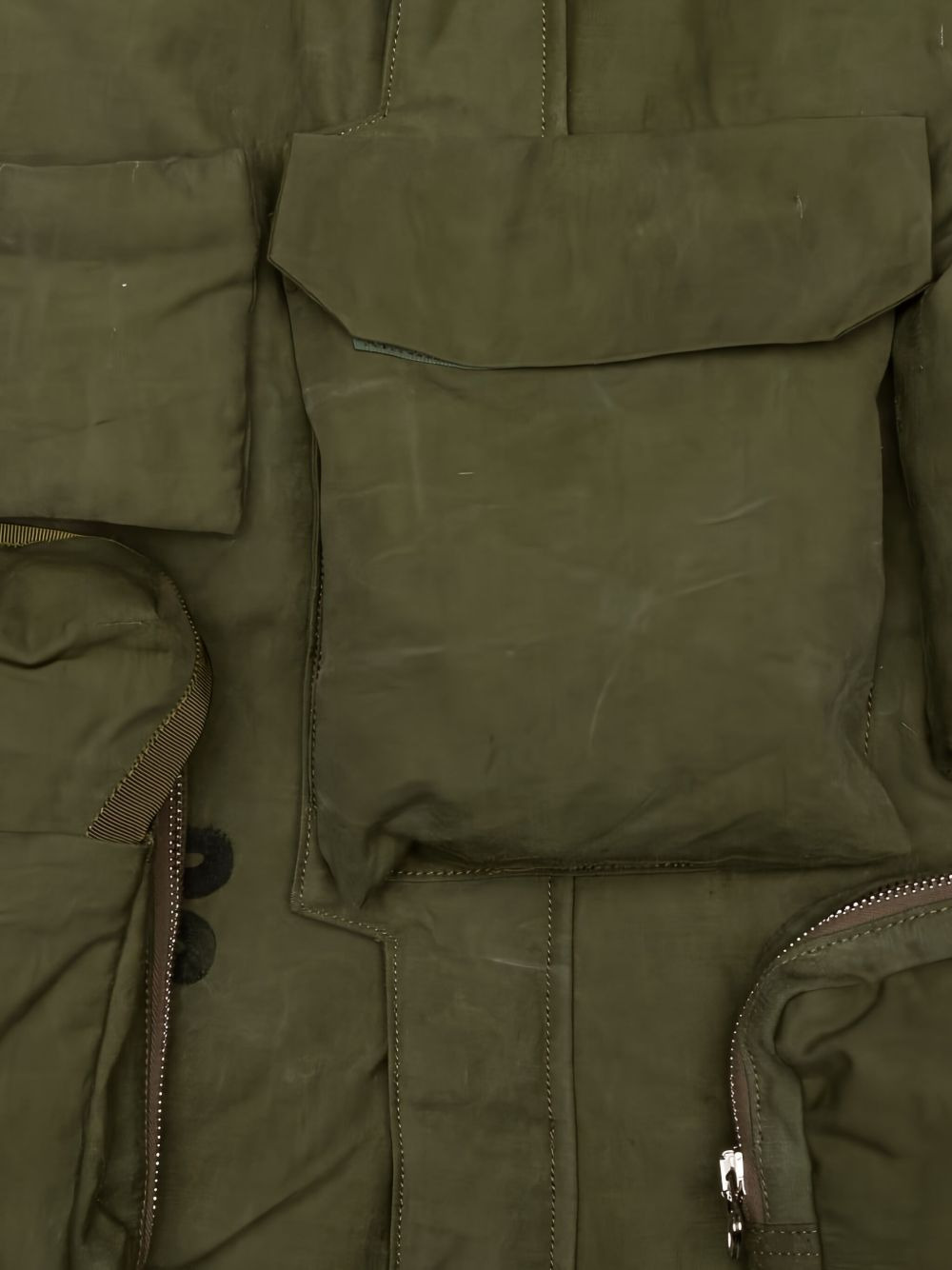 multi-pocket padded gilet - 4