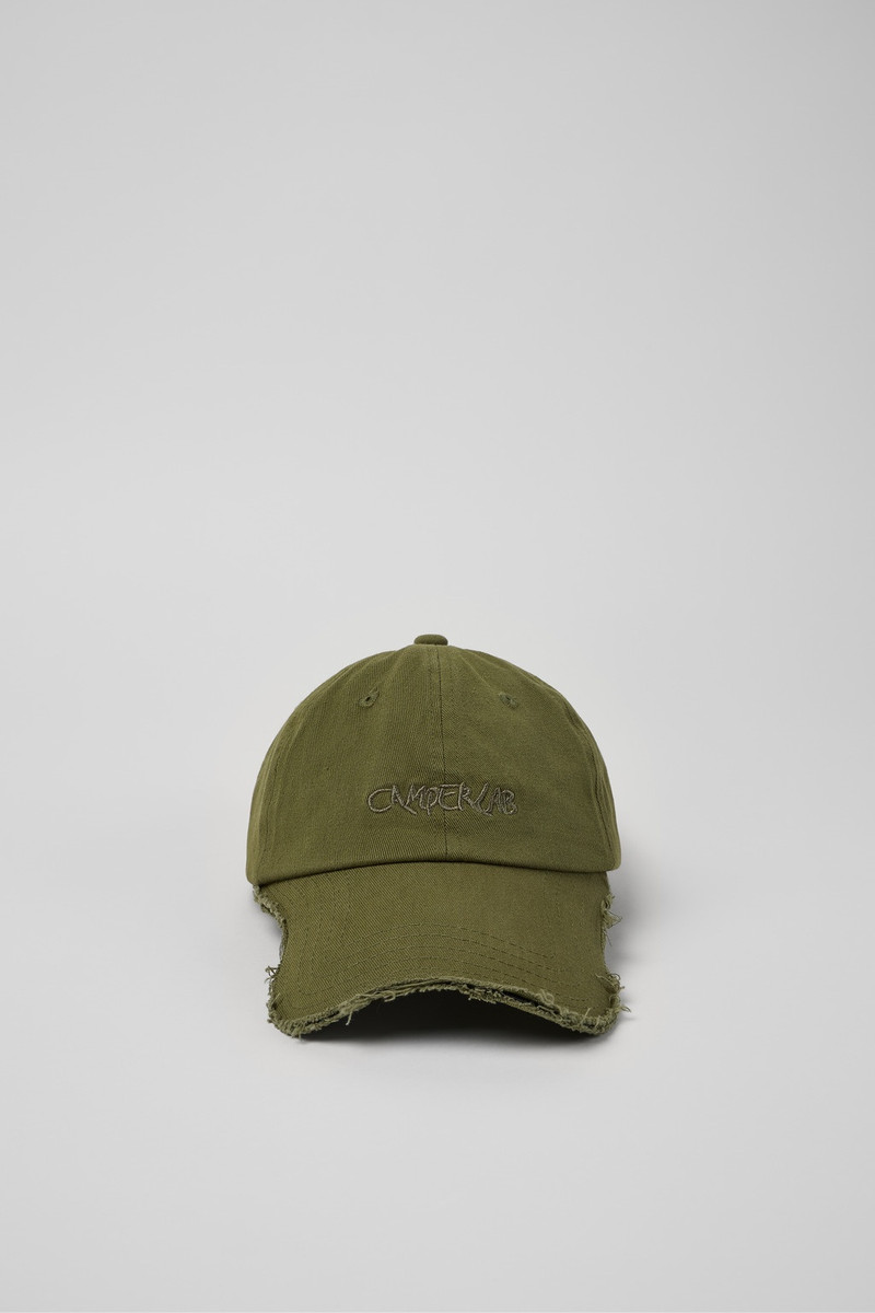 CAMPERLAB Green Cotton Cap (One Size) outlook