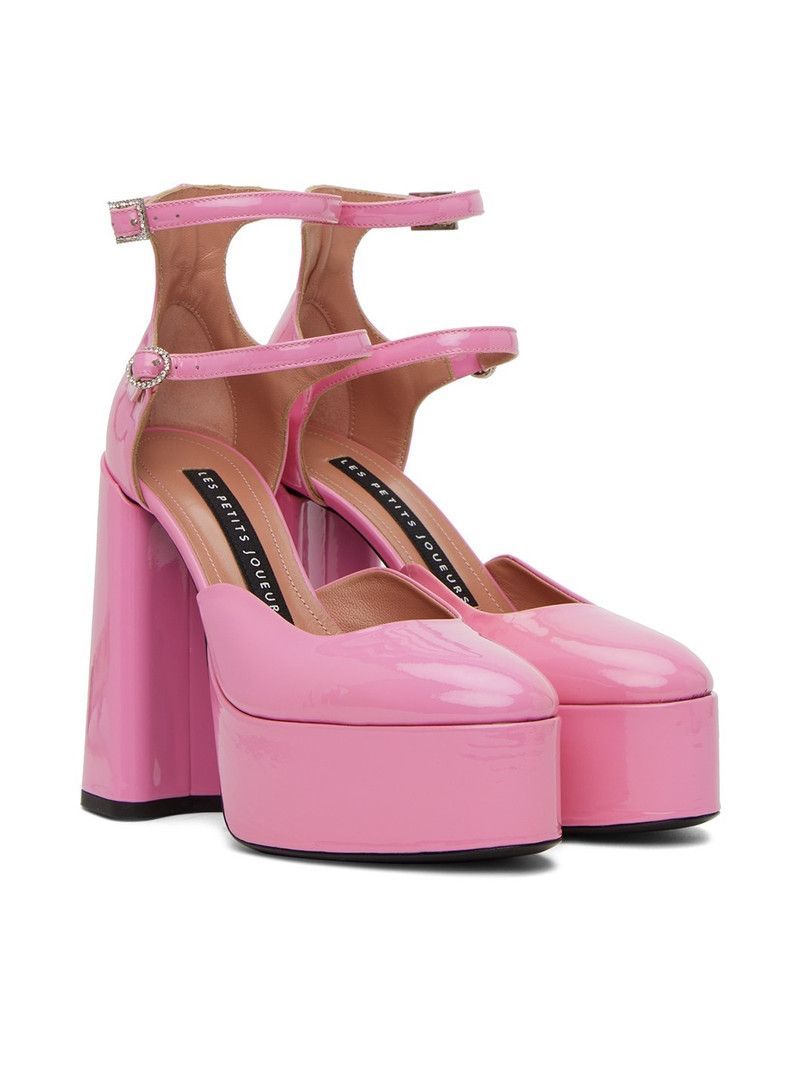 Pink Sole Jane Heels 4