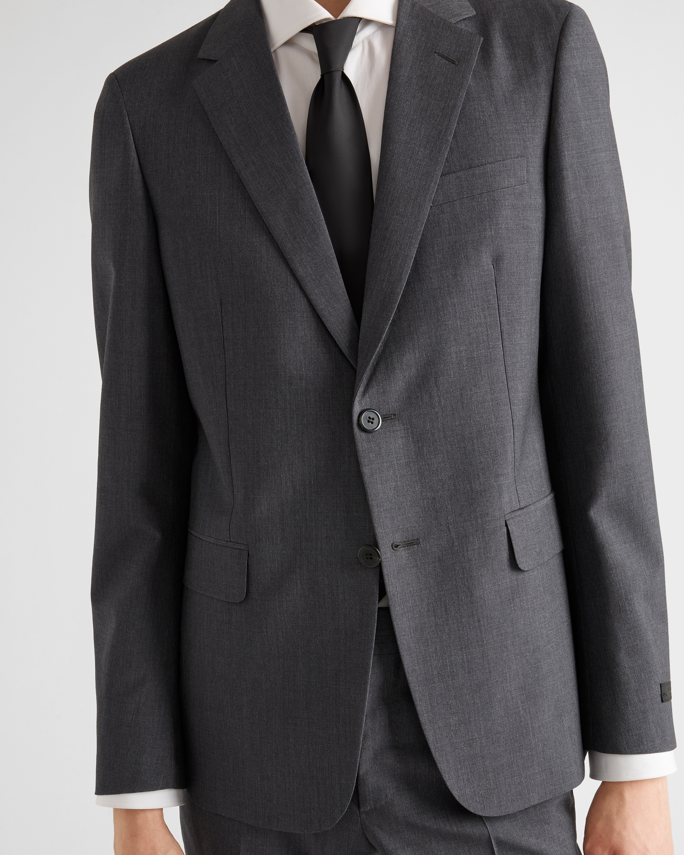 Wool and mohair single-breasted suit - 3